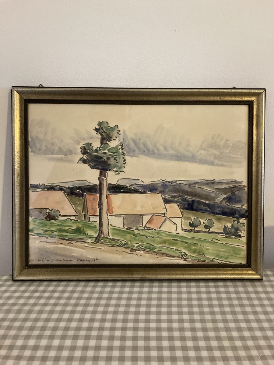 Dipinti: Aquarell von Carl Bieri  – Usato da Fraubrunnen venduto da sam_r7tq