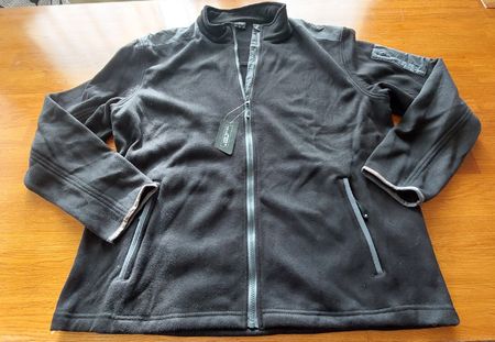 James&Nicholson Fleece Jacke JN591, Schwarz, XXXL neu!