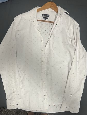 Chemise homme Louis Sayn blanc motifs taille M