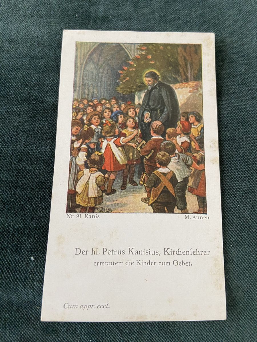 Poster & Bilder: Petrus Canisius Kinder Andachtsbild – Gebraucht aus Luzern von waterfront1