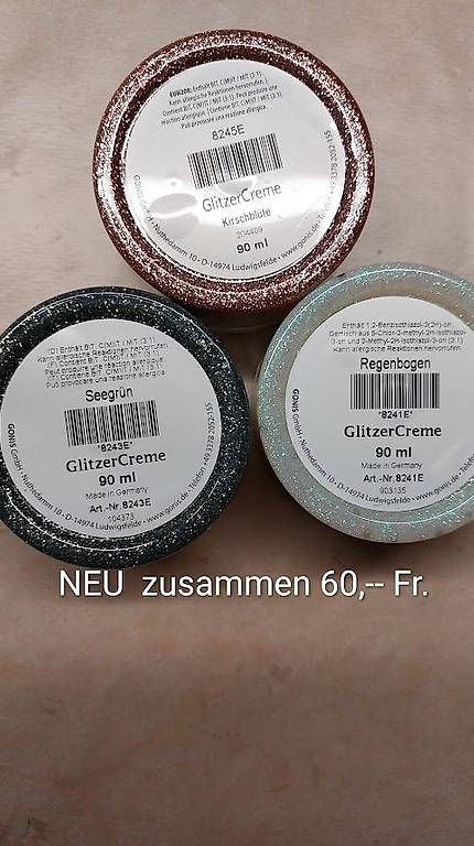 Farben: Glitzercreme von Gonis – Gebraucht aus Adliswil von Hembi
