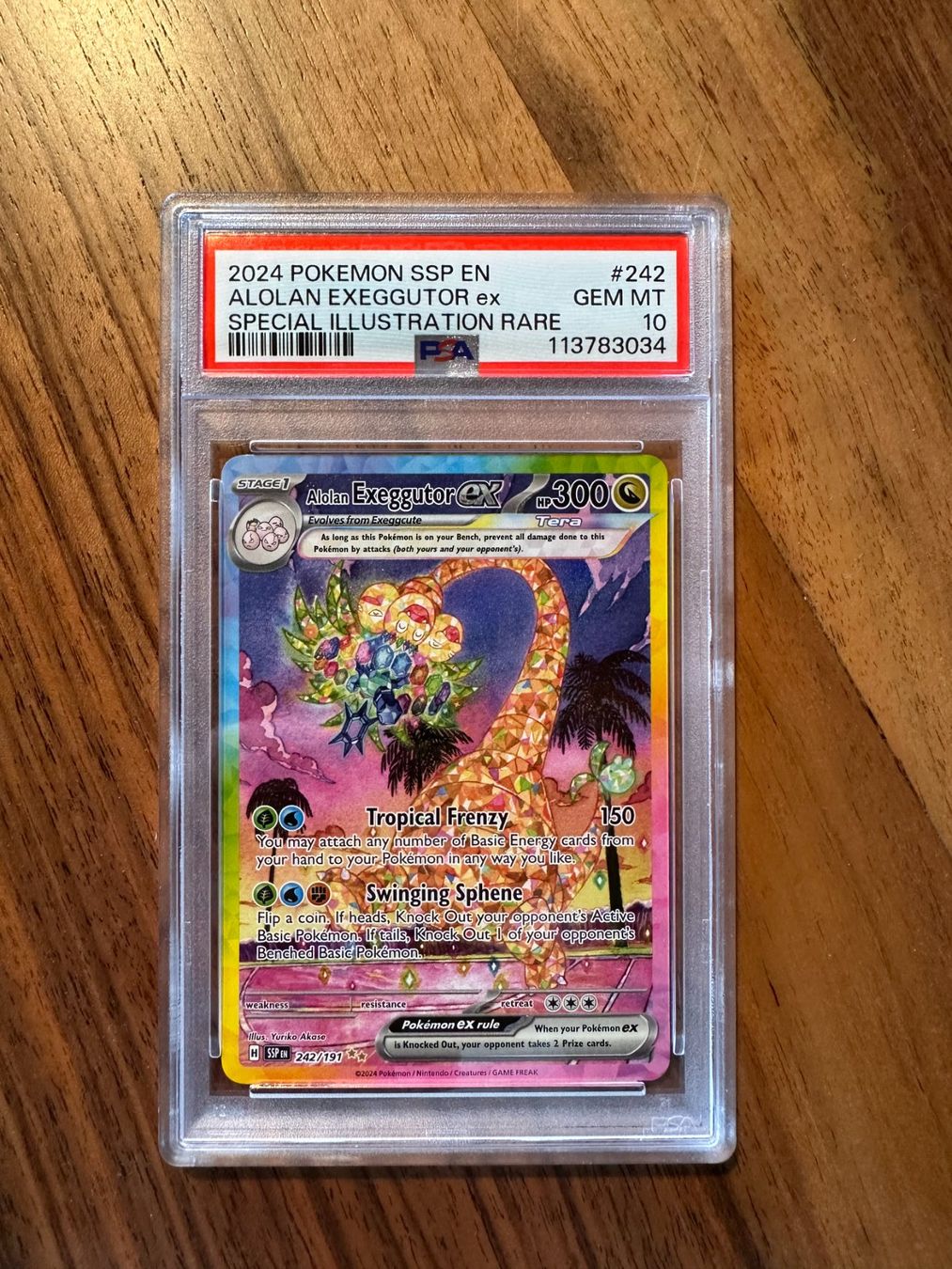 Pokémon Sammelbilder & Trading cards: Alolan Exeggutor ex Surging Sparks PSA 10 EN – Neu (gemäss Beschreibung) aus Hagendorn von Pokecollectorch