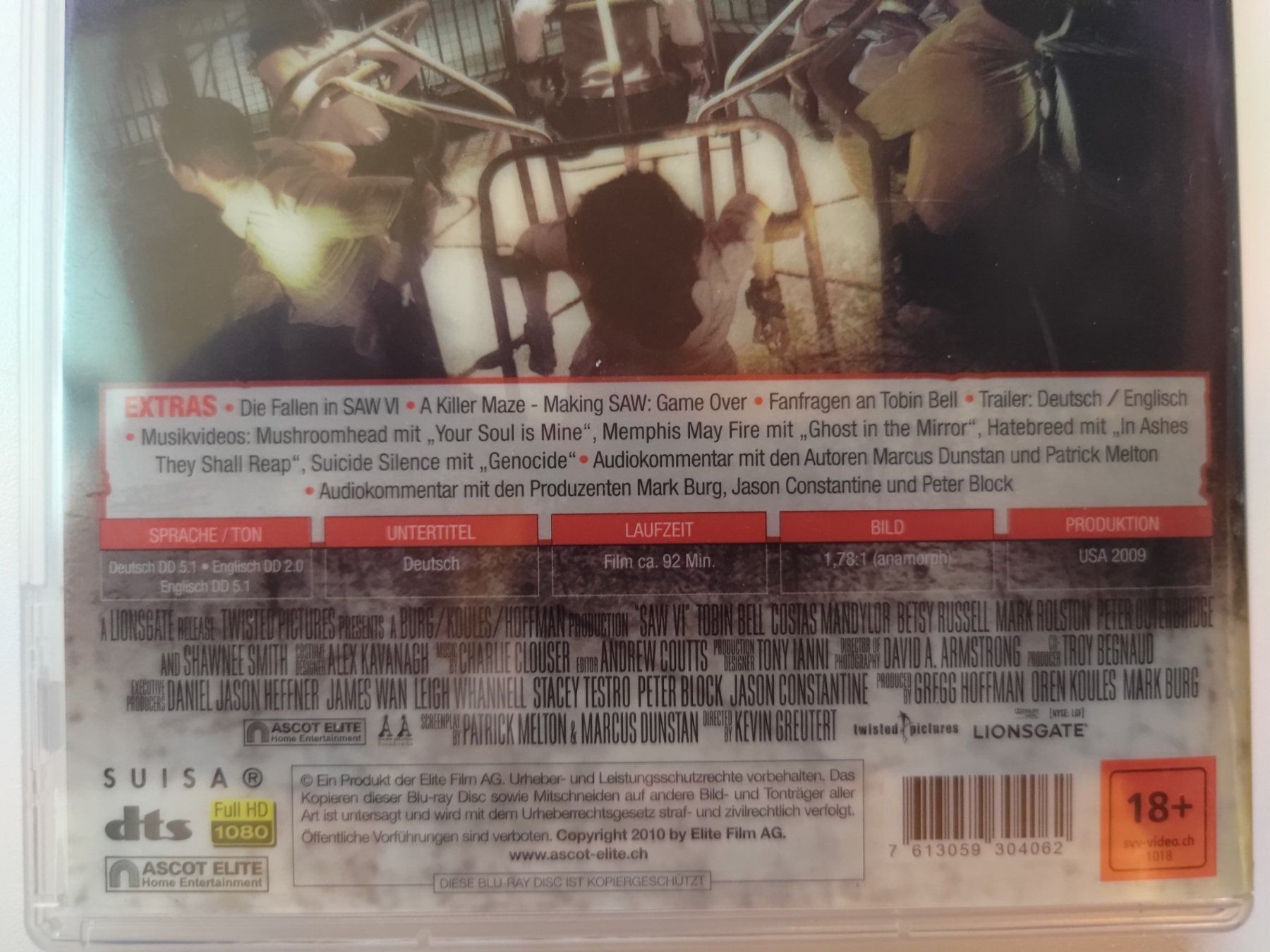 Tutti i DVDs: SAW VI - 6 – Usato da Liestal venduto da Kratzilla 3