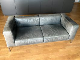 Ledersofa Zweier