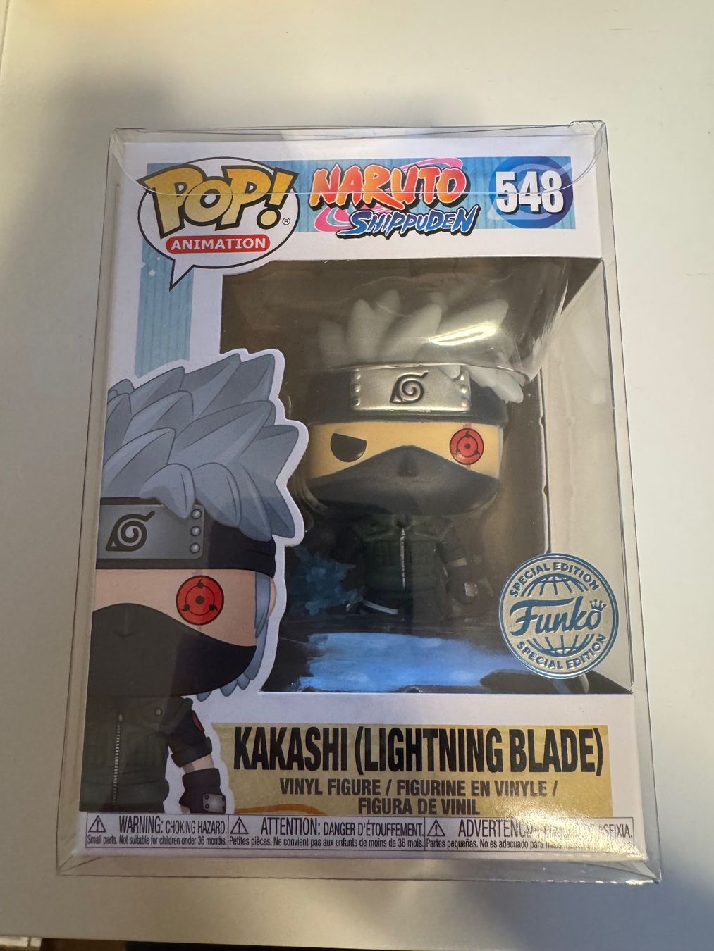 Funko Statuette: Funko Pop Naruto Shippuden Kakashi 548 Special Edition – Nuovo e nell'imballaggio originale da Winterthur venduto da hershanking