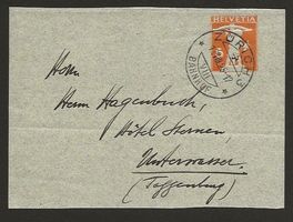 1925  5 Rp.  Kleine Streifband Vorderseite v Baden