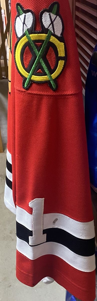 NHL Canottiere & Pantaloni: Chicago Blackhawks Goalie Jersey – Nuovo (secondo la descrizione) da binningen venduto da adgo22 4