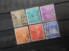 CH ZNr 194-198/200 - 1934 - Z CHF 15