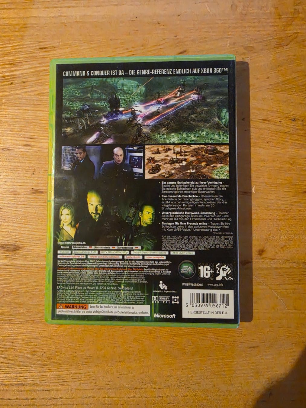 Jeux: Xbox 360 C&C Tiberium Wars ab 1.- – D'occasion à triesenberg par wisi369 1