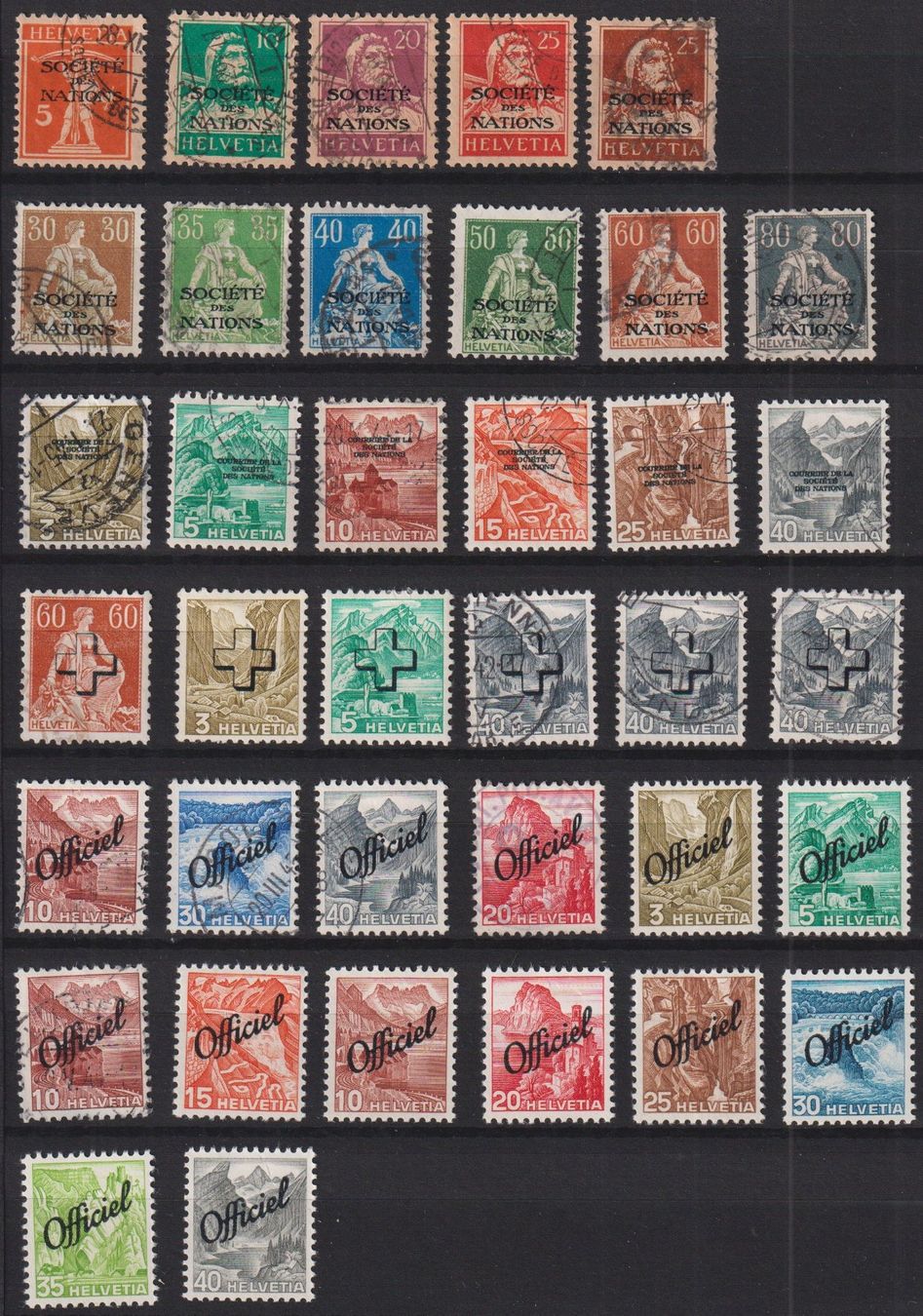 Alle Briefmarken: Z) Lot Aemter, sehe Scan – Gebraucht aus Claro von Chanty7 1