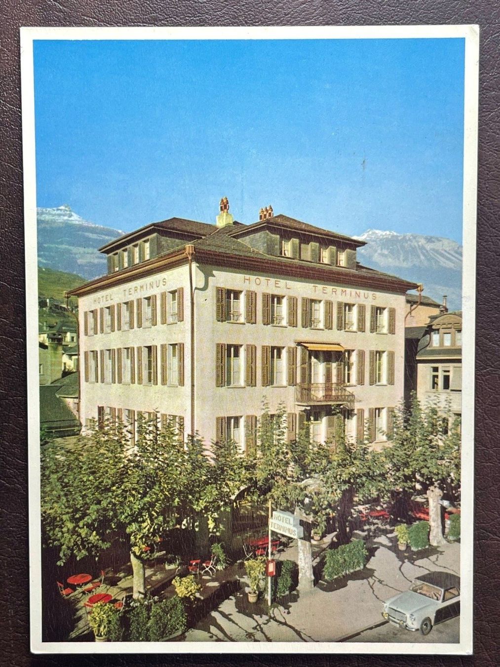 Ansichtskarten: Sierre - Hotel Terminus – Gebraucht aus Steg VS von danwer74