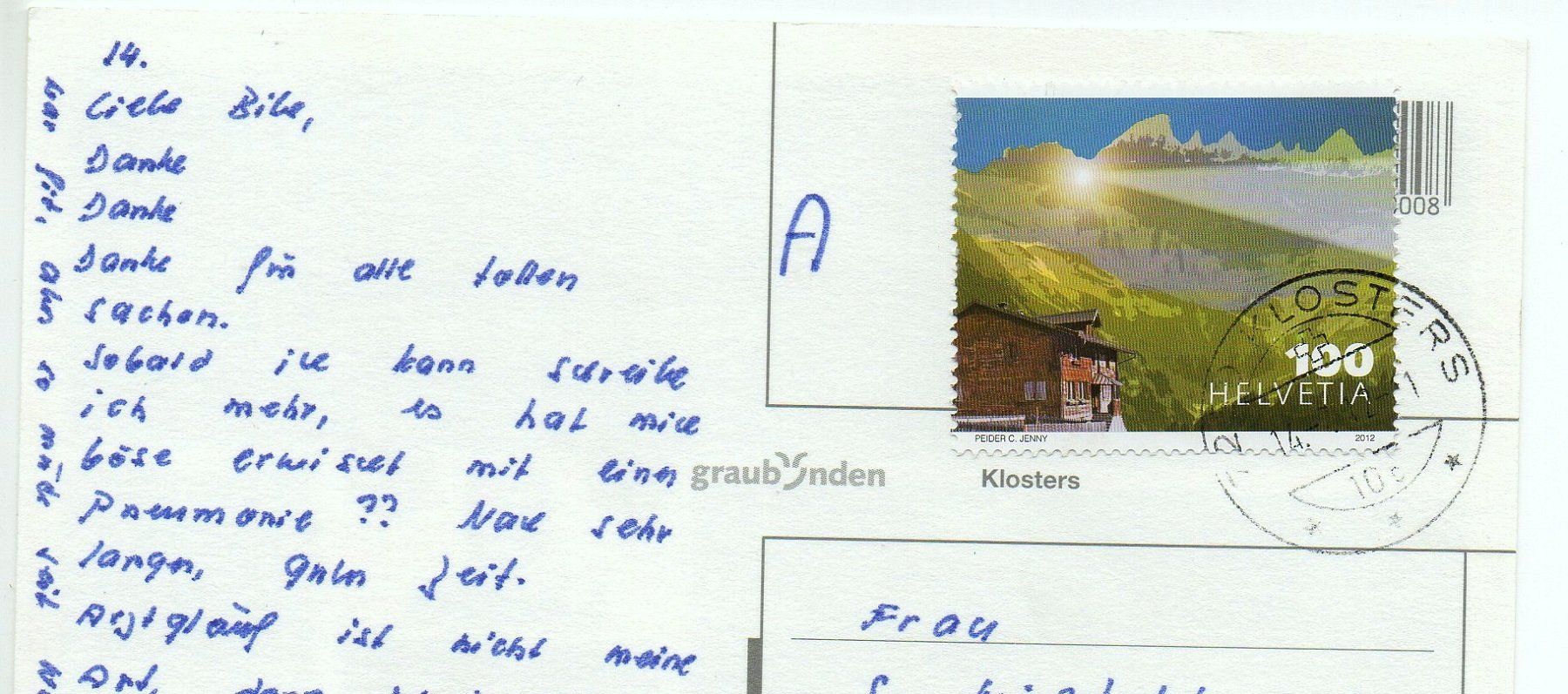 Cartes postales: KLOSTERS – D'occasion à Jona par philajona 1