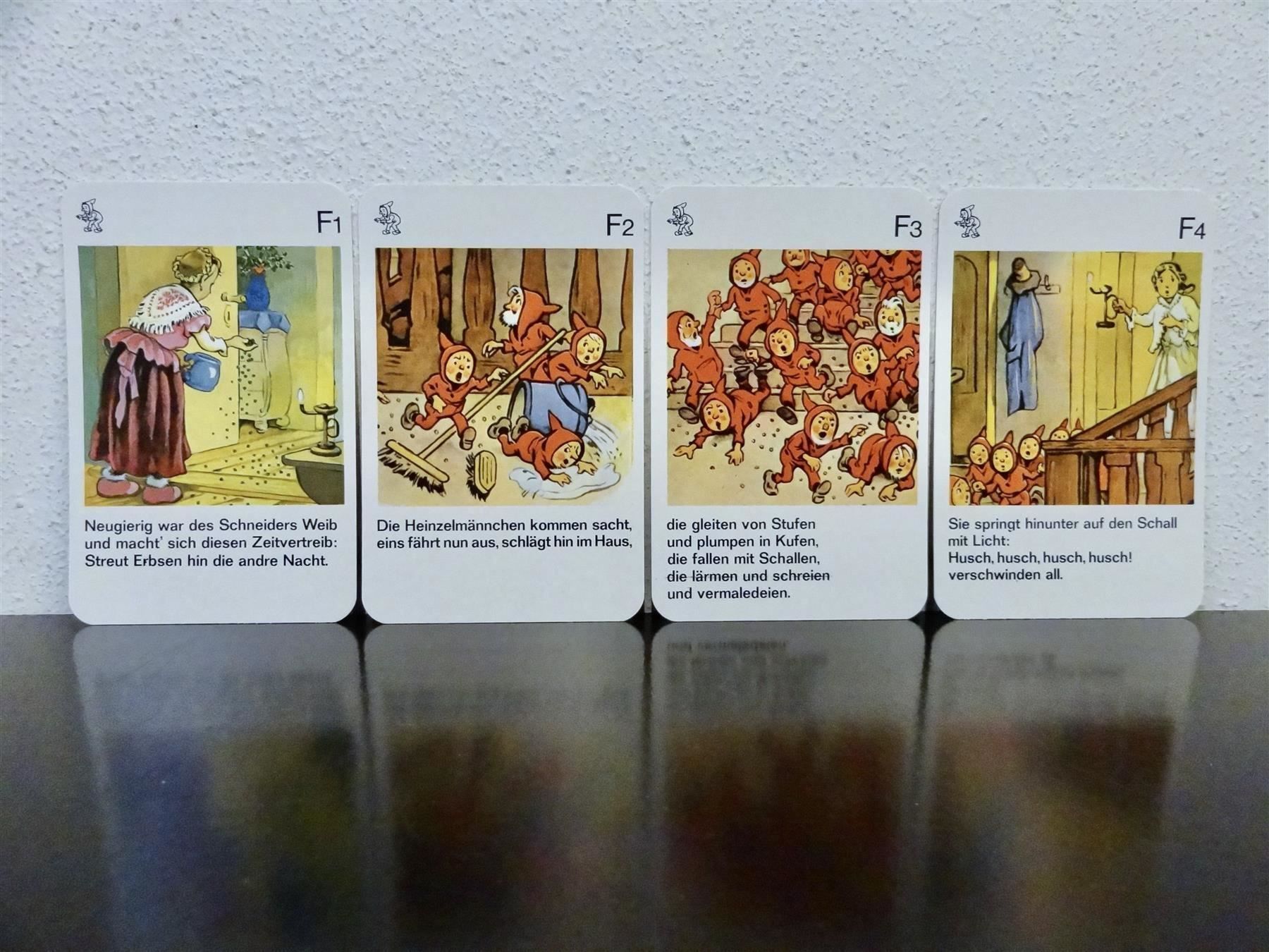 Spiele: schönes altes Quartett HEINZELMÄNNCHEN – Gebraucht aus Kerzers von wisaundso 7