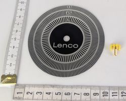 Lenco Plattenspieler Stroboskopscheibe & Tonabnehmer