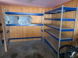 2 Schwerlastregale Industrial je 1960x2000x600 mm