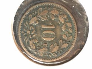 Tutti le monete: 10 Rappen 1871 – Usato da untervaz venduto da Wingert 1