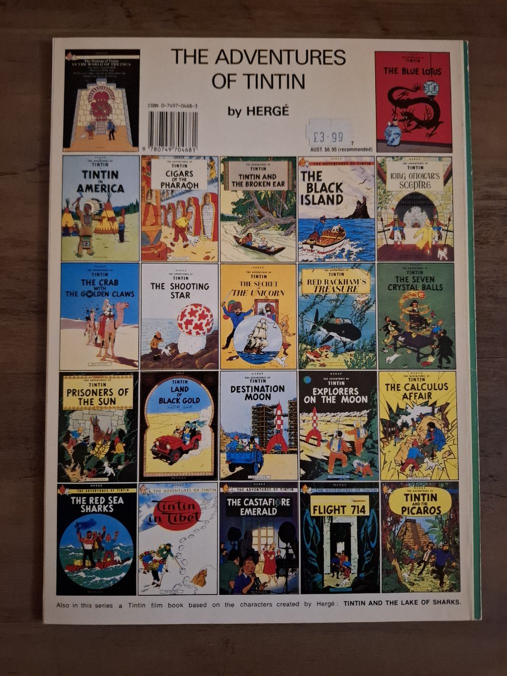 Fumetti: Tintin / Tim & Struppi - Der Fall Bienlein - Englisch – Nuovo (secondo la descrizione) da Wohlen AG venduto da ProMinent 2