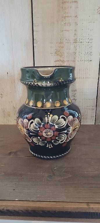 Caraffe: Keramikkaraffe floral traditionell – Usato da Biberist venduto da FarbAder