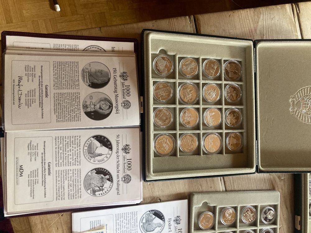 Münzsammlung 1000 Jahre Russland (Neu (gemäss Beschreibung)) in Splügen ...