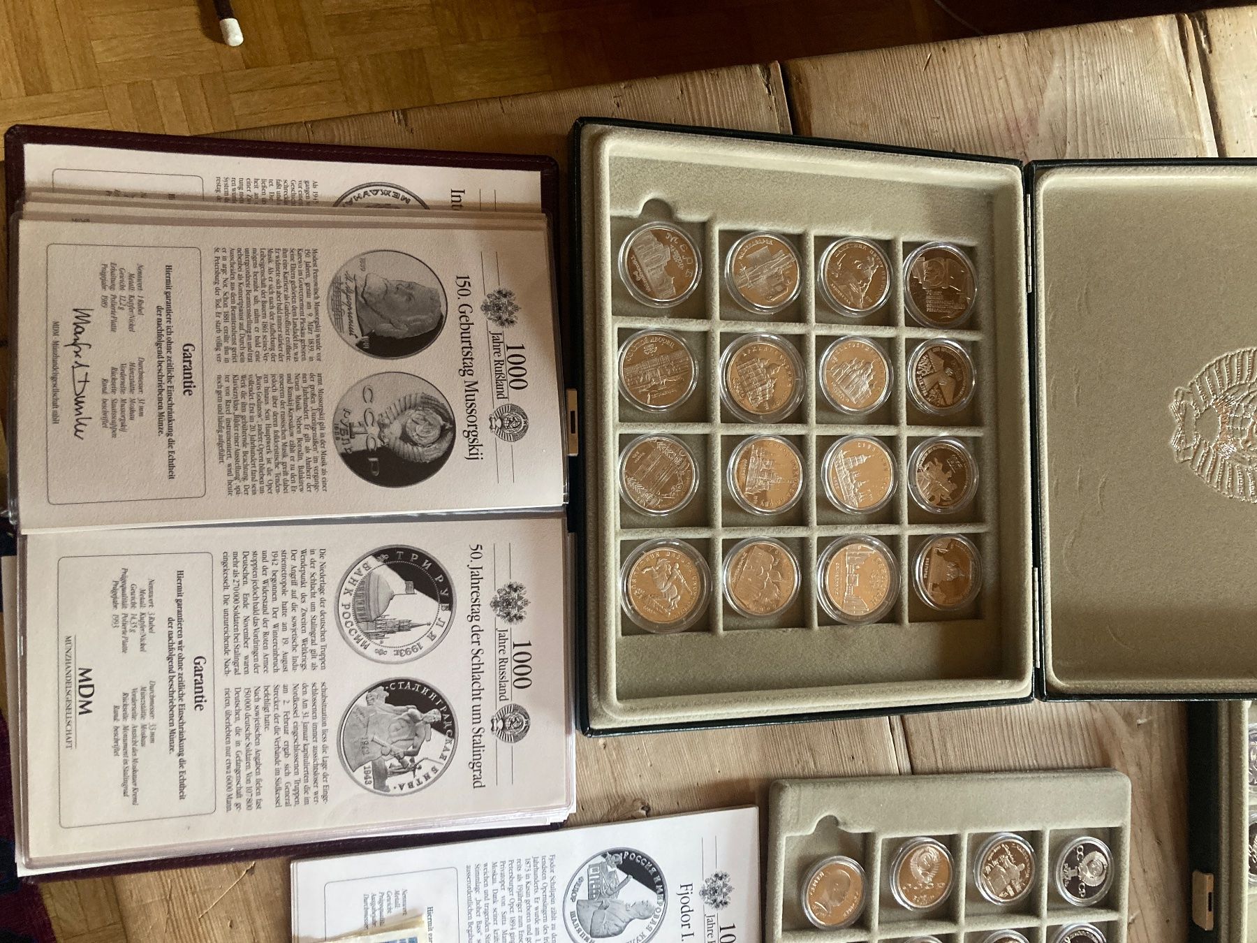 Alle Münzen: Münzsammlung 1000 Jahre Russland – Neu (gemäss Beschreibung) aus Splügen von  2