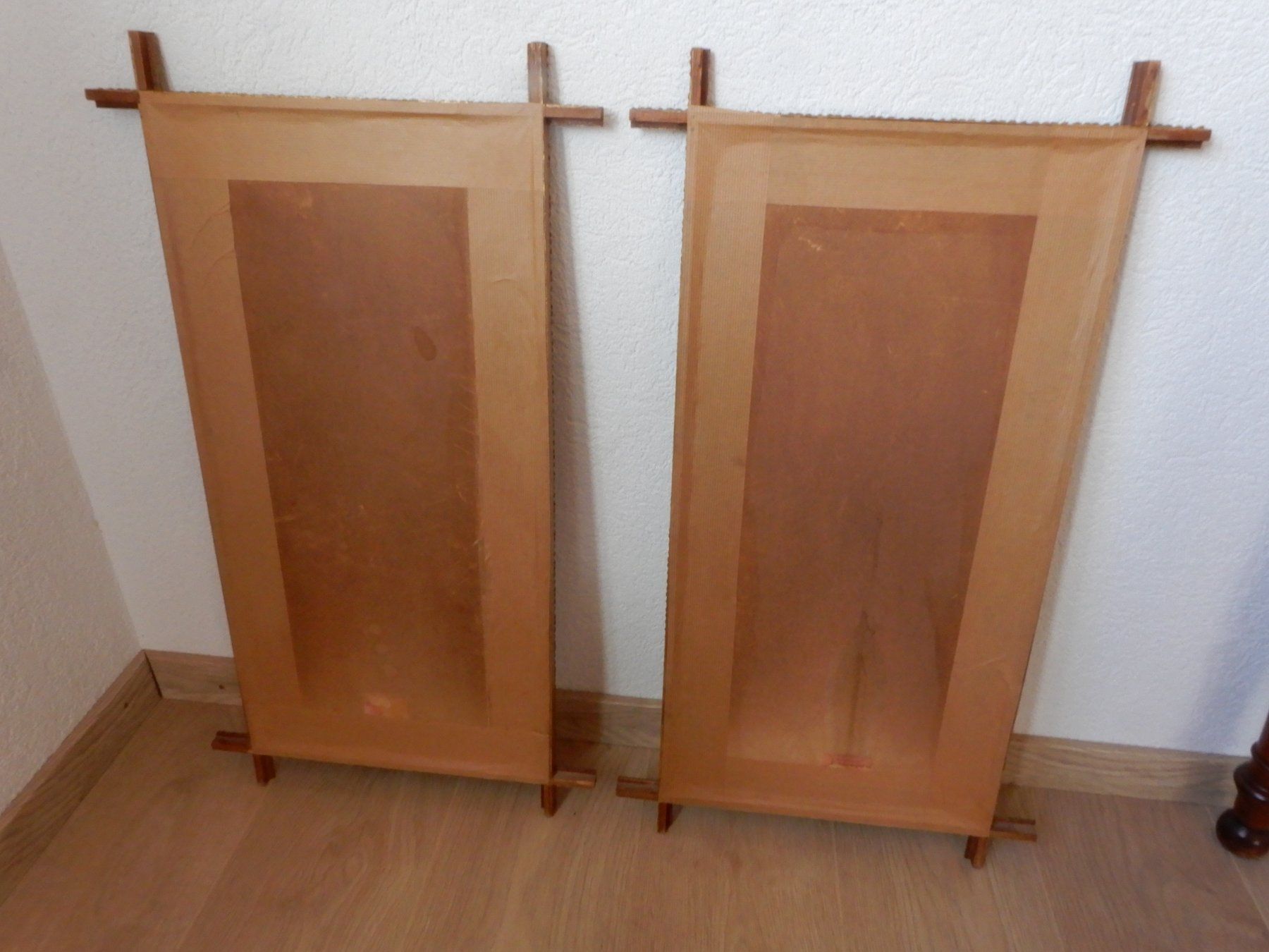 Bilderrahmen: 2 Holz - Stabrahmen mit Vergoldung – Gebraucht aus Senèdes von Mutzli52 5