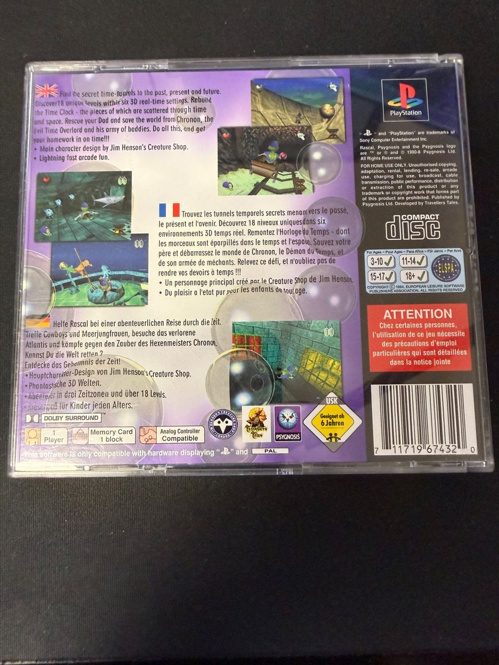 Sony Spiele: Rascal - PS1 – Gebraucht aus Pont-de-la-Morge von Darfal 2