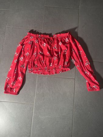 Rotes Sommer-Top H&M Divided, Grösse S