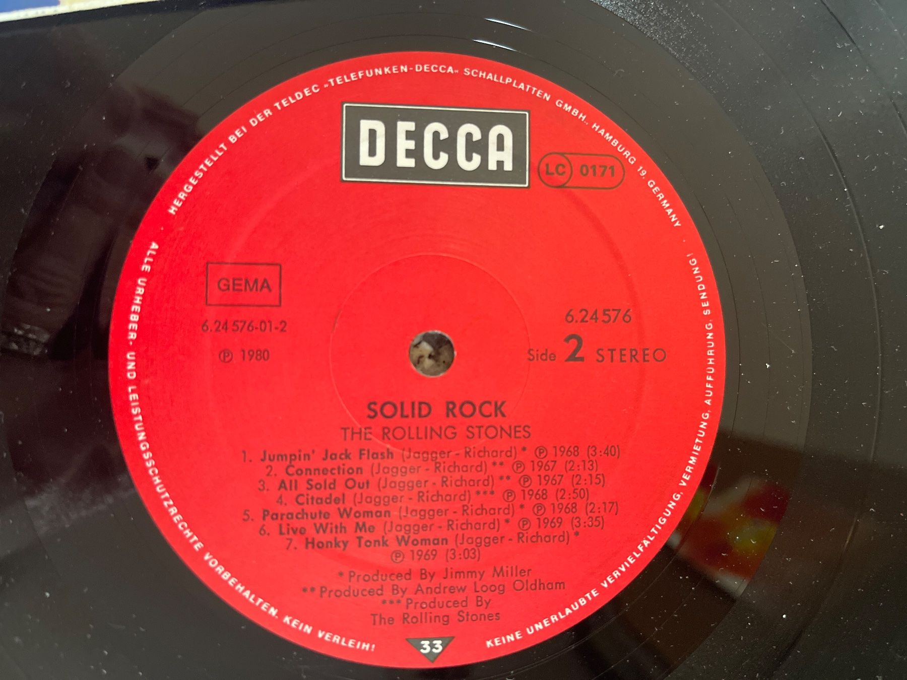 Dischi in vinile: A237-Rolling Stones - Solid Rock – Usato da Frutigen venduto da Philippe_jsp 2