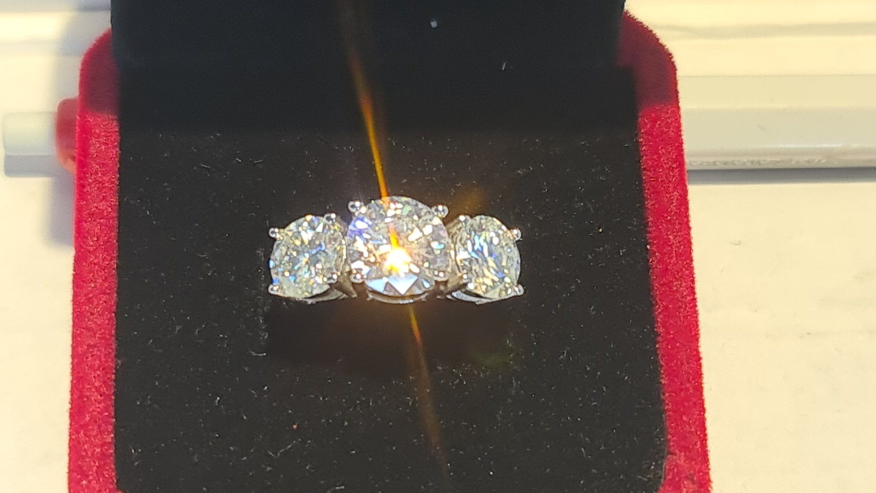 Bagues: Moissanit 2ct. Ring D VVS1 GRA 59.5mm – Neuf avec emballage d'origine à Uerkheim par Kaufoption 6