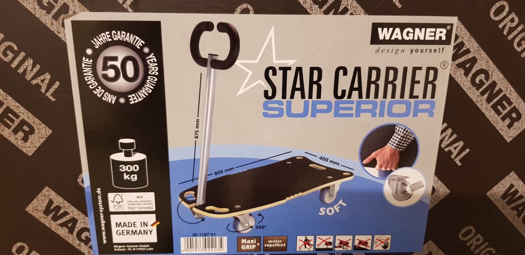 Wagner Carrelli di trasporto: WAGNER Star Carrier Superior Transportroller NEU – Usato da Zürich venduto da fiat72 1