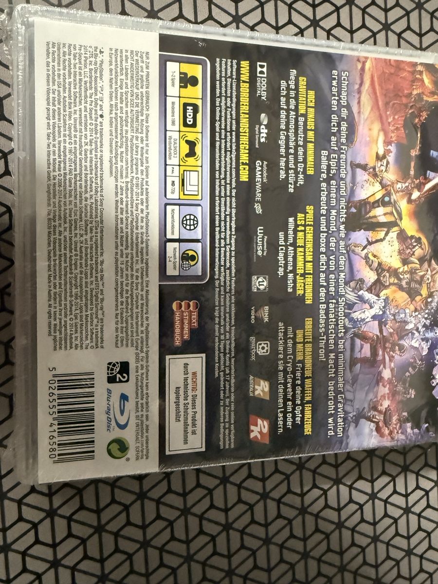 Giochi: Borderlands: The Pre-Sequel PS3 Spiel. Verschweisst  – Usato da Basel venduto da Gamebeard 7