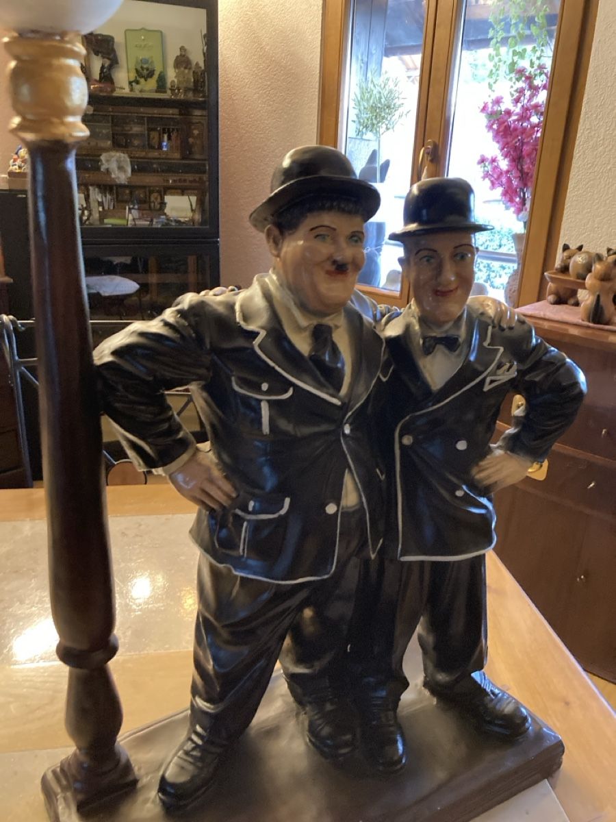 Sculture & Statue: LaureL et Hardy statue – Usato da Bursinel venduto da SeveralLives