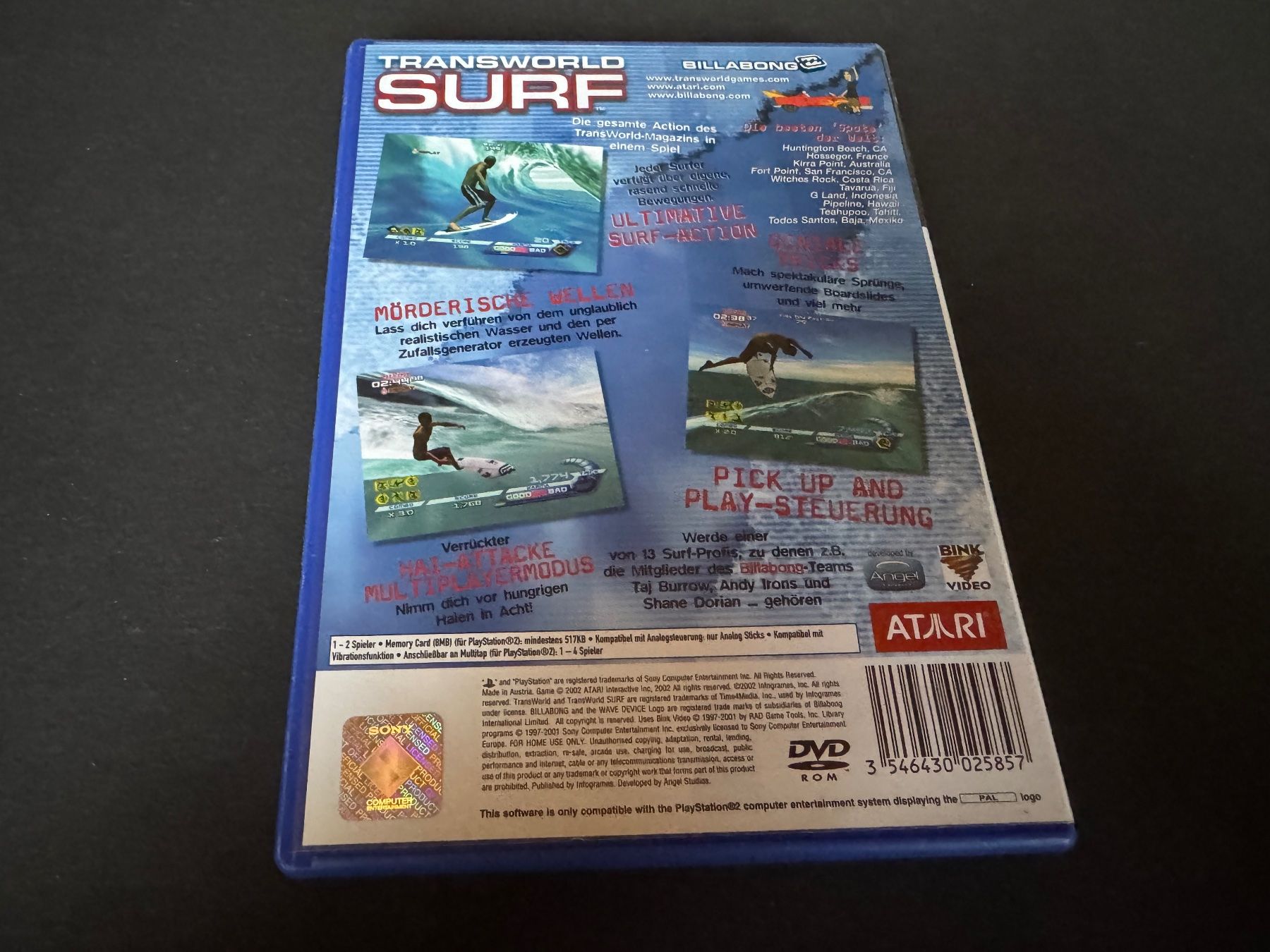 Sony Giochi: TRANSWORLD SURF SPIEL FÜR PS2 – Usato da Hägendorf venduto da bri_v995 2