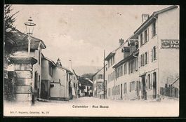 AK Colombier, Rue Basse, 1906