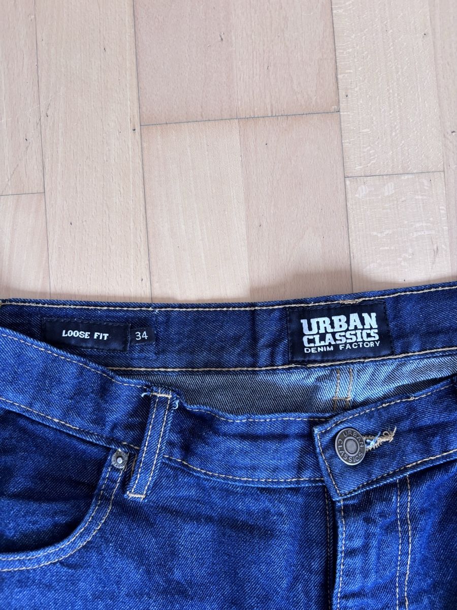 Jeans: Urban Classics Denim Jeans, Loose Fit, Size 34, Unisex – Neu (gemäss Beschreibung) aus Zürich von Grothschild 1