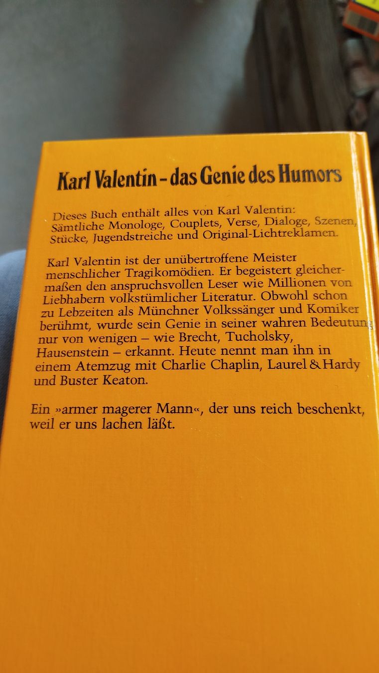 Bücher: Karl Valentin, Piper Verlag 1979? – Gebraucht aus Glashütten von lightmoon 4