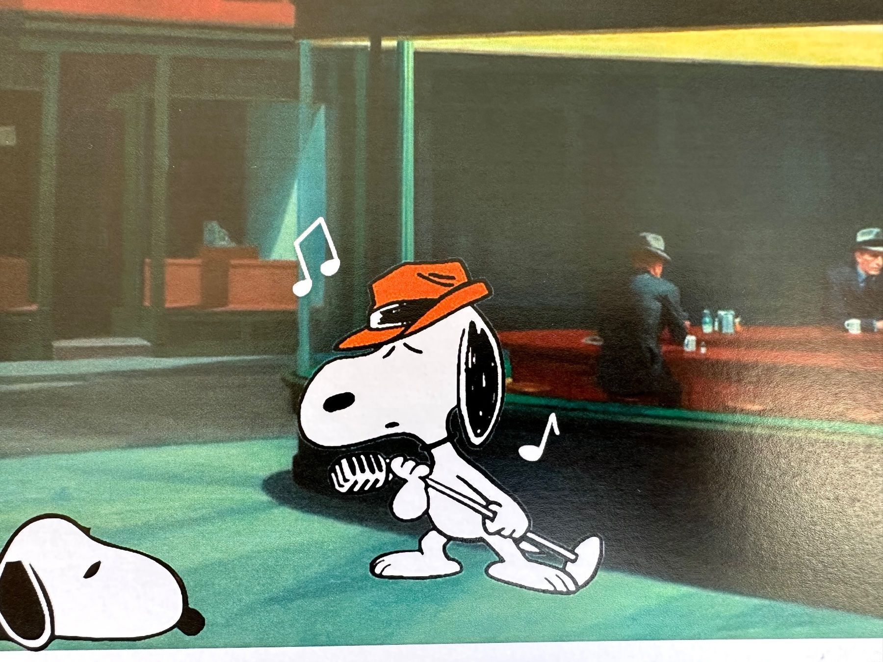 Foto & Immagini: KeC: Edward Hopper singing Snoopy, signiert 5/10 – Nuovo (secondo la descrizione) da Thayngen venduto da Neuhof80 2