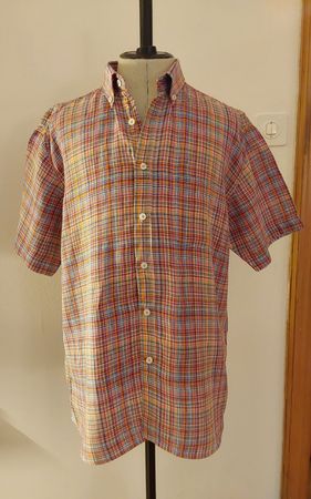 Leinenhemd Herren Globus L neu