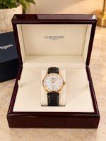 Longines Master Collection 18K Roségold Diamanten Full Set