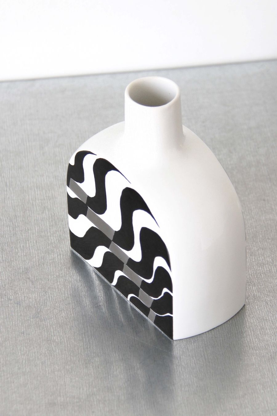 Fürstenberg Figuren: Fürstenberg Vase von Erich John  - postmodern 70er Design – Gebraucht aus Merlischachen von sammlerstueck 3