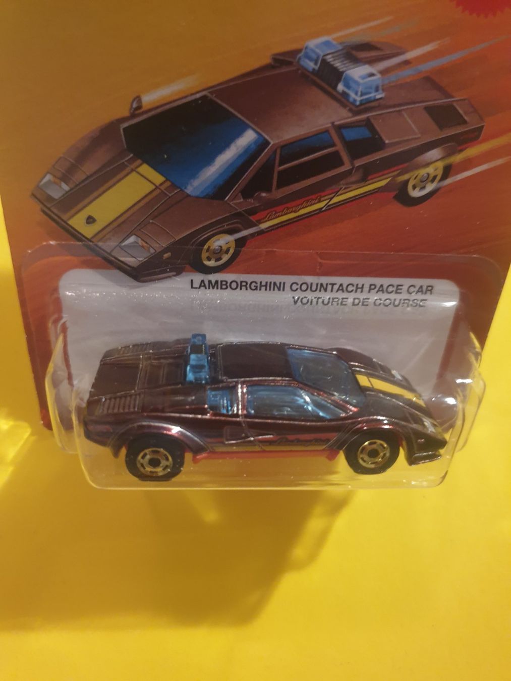 Hot Wheels Modellautos: Hot Wheels LAMBORGHINI COUNTACH PACE CAR – Neu und originalverpackt aus Oftringen von Rotor 2
