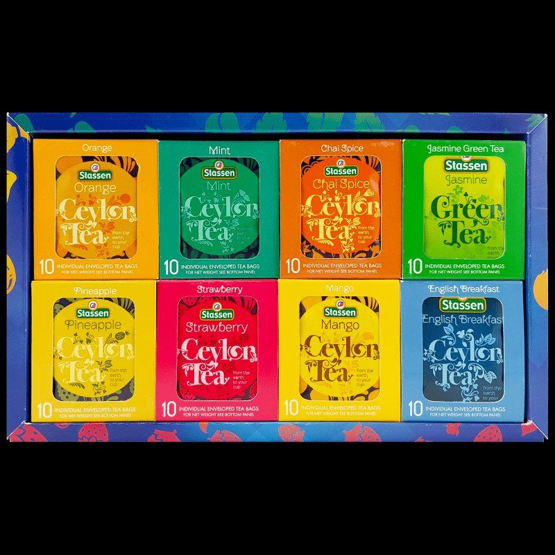 Cibi & Specialità: Stassen - Assorted Blue Gift Pack - Gastro-Teebeutel – Nuovo e nell'imballaggio originale da Gampelen venduto da Geschenkxy 1