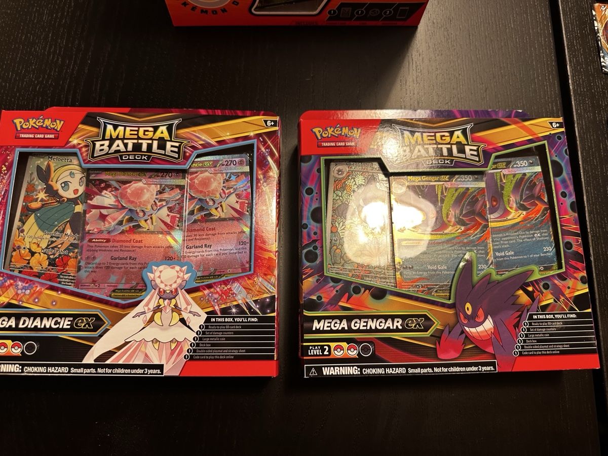 Pokémon Carte collezionabili: Pokémon Mega Battle Deck 2x - Diancie EX & Gengar EX – Nuovo e nell'imballaggio originale da Ebikon venduto da Mi25