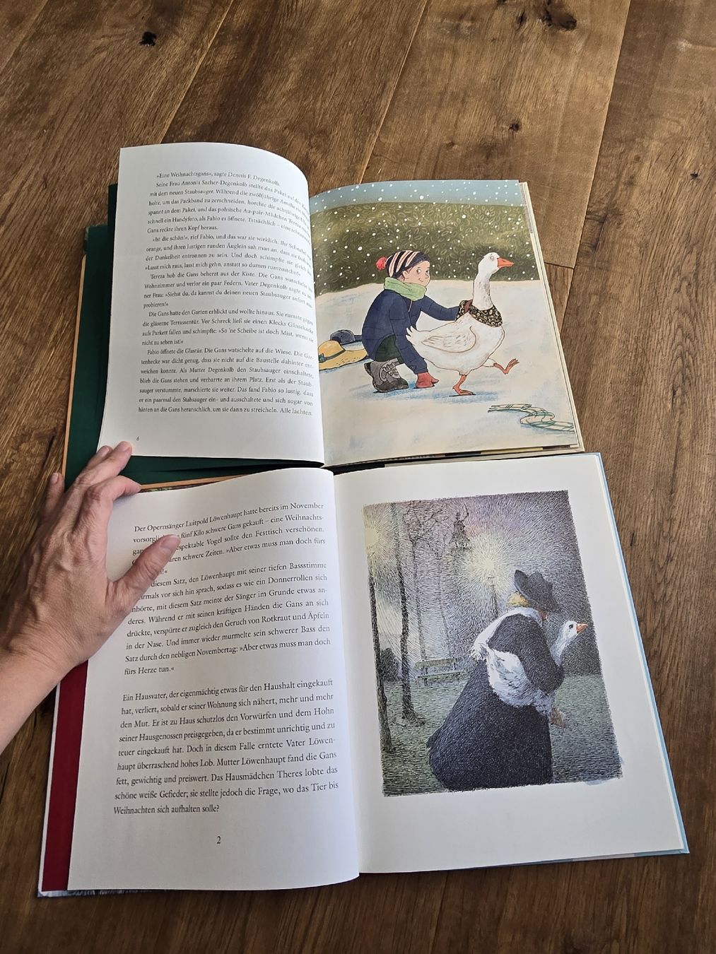 Bücher: Die Weihnachtsgans Auguste, 2 Bücher, set – Gebraucht aus Wittenbach von Tigerlili 2