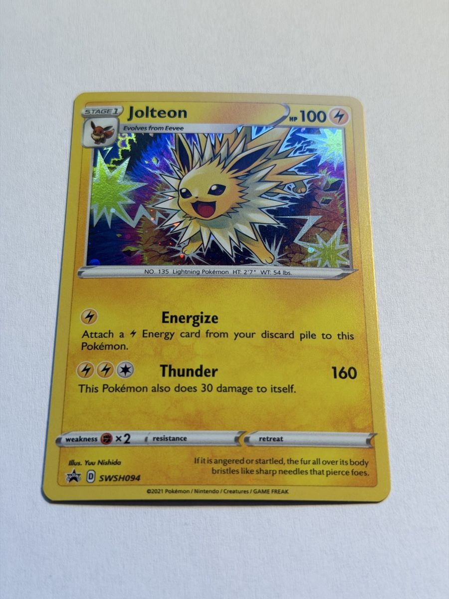 Pokémon Carte collezionabili: Pokemon Jolteon Holo - EN Promo – Usato da Uster venduto da l_cards 1