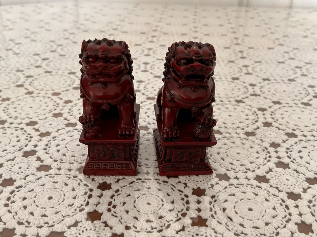 Statuette: 2x  Chinesische Foo-Löwen (172) – Usato da Glattfelden venduto da maa_qcj8 2