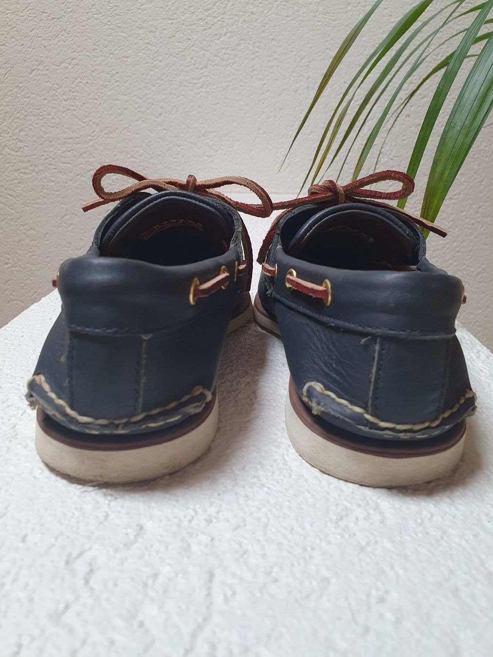 Timberland Scarpe da uomo: Timberland Bootsschuhe, Dunkelblau, Gr.41 – Usato da Teufen AR venduto da pischa 1
