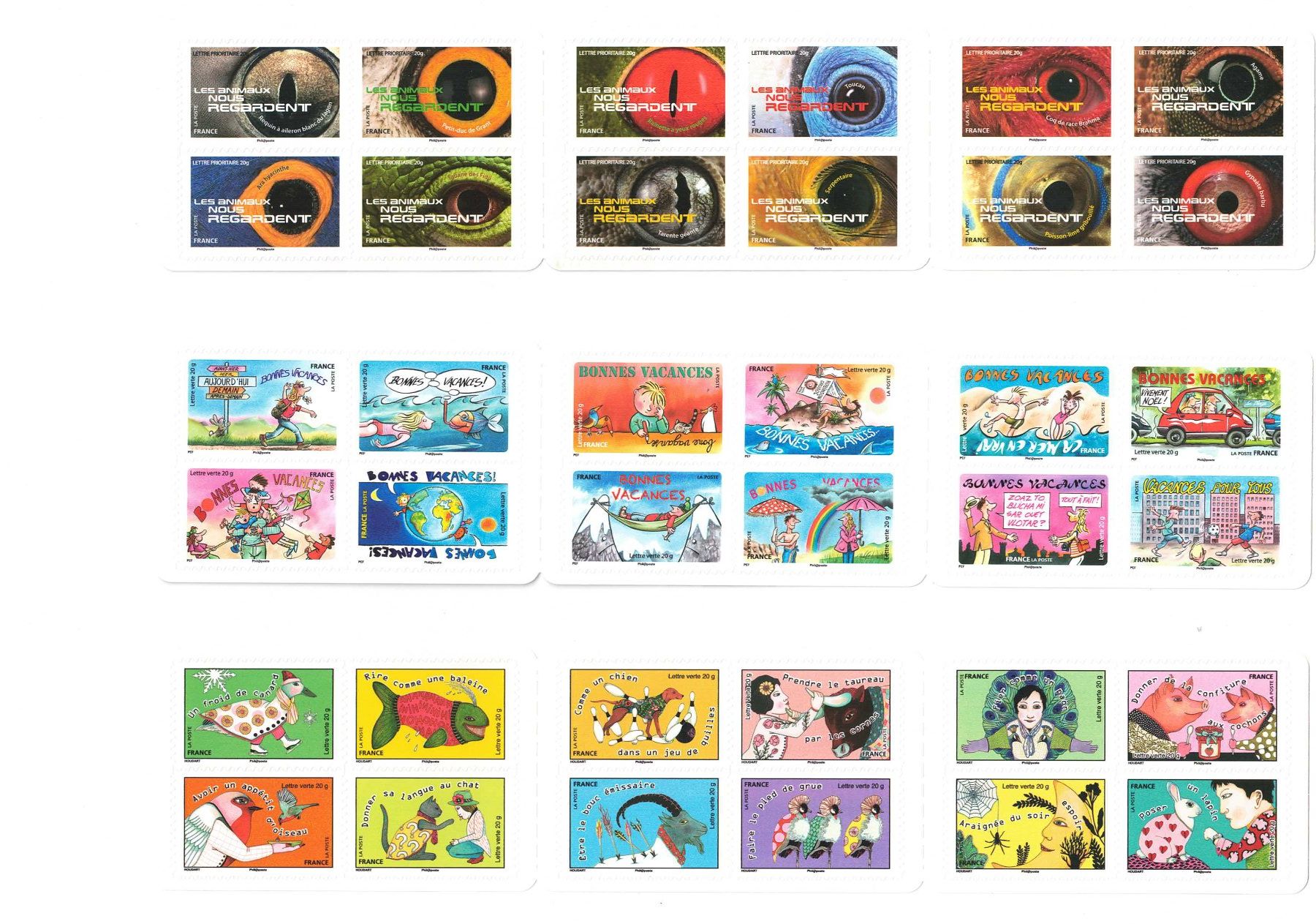Tous les timbres: Carnets France 2015 ** – Neuf (Voir description) à CHENE-BOURG par Praslin