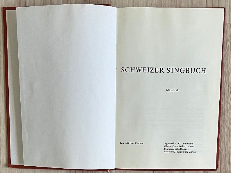 Libri: 3 SCHWEIZER SINGBÜCHER Unterstufe / Mittelstufe / Oberstufe – Usato da Islikon venduto da sav_m8xk 4