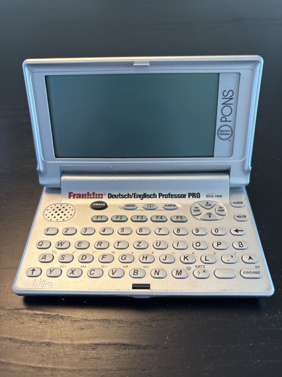 Componenti elettronici: Franklin German-English Professor PRO Handheld Translator – Usato da Uitikon Waldegg venduto da JanicaGe